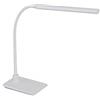 Eglo Lampada da tavolo a LED Laroa, lampada da tavolo con touch, dimmerabile in gradini, lampada da scrivania in plastica bianca, lampada da ufficio a LED, luce bianca neutra