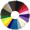 DOITEM Wartoon - Cerniere in nylon multicolore, 20 cm, confezione da 120