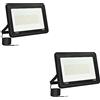 toobettp 2PCS 150W Faretto LED da Esterno, 15000LM 6000K Bianco Freddo Faretti