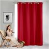 GAIFNAG Tenda Oscurante da Interno 270 x 160 cm Morbide Tinta Unita Tenda Isolante, Vari Colori Tende per Interni a Vetro per Matrimoni, Ristorante, Rosso
