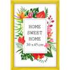 MG Design Cornice 30x45 cm - colore Giallo, in legno, con vetro acrilico - da appendere in verticale o in orizzontale, senza sfondo, per foto, poster, puzzle