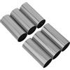 Holibanna 6 Manicotti Metallici per Lampade da Soffitto E14 Copricandele per Attacchi a Candela Tubi Portalampada Cromati Diametro 25Mm X Lunghezza 60Mm Accessori Ricambio per Lampadari