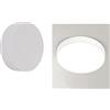 DRIWEI Plafoniera LED Soffitto 22W Luce Naturale Alta Luminosità Rotondo Moderno Bianco