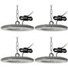 treoir 150W Faretto LED UFO,18000LM LED Industriale Faretto 6500K Bianco Freddo Lampada da Officina,IP65 Impermeabile Interni Industriale LED Lampada LED UFO per Magazzini Garage Fabbrica(4pcs)