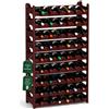 ARTECSIS Cantinetta Portabottiglie in Plastica Modulare 60 Bottiglie Marrone
