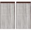 vidaXL 2 Pz Tende a Fili 100x250 cm Marroni