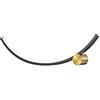 Mjsdjof Applique da Parete in Metallo ad Arco, Applique da Parete per corridoio lineare, Moderna Applique da Comodino a LED da 13 W, Lampada da Parete per corridoio a Strisce Nere, rondella da Parete