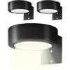 Generico Luce per Quadri Senza Fili Batteria - 3x Faretto per Quadri LED, Luci da Parete Magnetica con Telecomando, Dimmerabili, Timer,Luce Notturna Decor da Parete per Armadio Esposizione Pittura Arte Dipinti