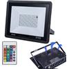 Generico Lampada Flood LED Esterno | Luci Faretto Esterne Luminose,Lampada RGB con Telecomando Impermeabile per Illuminazione Giardino Cortile