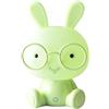 Whrcy Lampada coniglietto,Indossa occhiali Rabbit Light per camera da letto | Lampada da notte, decorazione lampada da scrivania, illuminazione da comodino camera da letto ragazza, luce notturna
