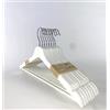 Ikea Bumerang - Appendiabiti in legno verniciato a polvere, confezione da 8, colore: bianco