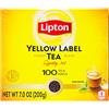 Lipton | Yellow Label | Tè nero classico | 100 filtri