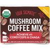 Four Sigma Foods caffè con fungo Chaga e Cordyceps