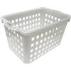 Erre4M Cesta pane, Ceste forate rettangolari in plastica per pane da cm 53x36x34(h), cassa traforata in plastica