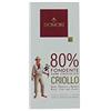 Domori 80% Fondente Dark Chocolate Criollo Gr 50