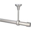 HDTL Kit Bastone per Tende in metallo 25mm Cromo Opaco Montaggio a Soffitto 480 cm Zoya