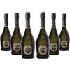 Drusian Cartizze Valdobbiadene Superiore DOCG Spumante Dry - Prosecco 100% Glera, Metodo Charmat, Perlage Fine, Ideale con Dessert e Dolci Tradizionali - 0,75l 11,5% vol. (6 bottiglie)