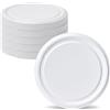 Pullmer Coperchi per barattoli 110 mm, coperchi a vite, coperchi Twist-Off (bianco, 5 pezzi)