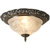 Searchlight Lighting The Lighting House Plafoniera da soffitto 120 W, Antique Brass