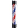 GMSLuu Barbers Pole Light Outdoor Barber Rotating Light Metallo Capelli Salon Shop segno rosso bianco blu Barbershop Sign striscia luminosa 90 × 13 cm per parrucchiere