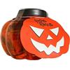 Zeus Party Zucca di Halloween Dolcetto o Scherzetto con marshmallow incartati singolarmente 100gr Zucchetta Arancione con coperchio