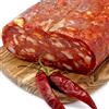 SFIZIDICALABRIA.COM PRODOTTI TIPICI CALA Spianata Schiacciata Artigianale Salame Piccante Stagionato Trancio 400 gr Prodotti Tipici calabrese Sfizi di Calabria