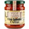SFIZIDICALABRIA.COM PRODOTTI TIPICI CALA Nduja di Spilinga Calabra Artigianale 180g - Crema Spalmabile Piccante Senza Coloranti e Senza Glutine - Ricetta Tradizionale per Pasta, Pizza e Bruschette - Sfizi di Calabria