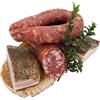 1965 MURRU SALUMI - IRGOLI Salumi Murru| Irgoli| Box Aperitivo 1| Salsiccia sarda classica, Salame sardo, pancetta pepata, guanciale e vassoio in sughero