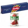 JOYTALY Barilla Pasta di Semola di Grano Duro Spaghetti 500g, Confezione da 24 Pacchi con Polpa di Pomodoro Joytaly in Omaggio