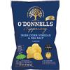 ODonnells Salt & Vinegar Crisps O'Donnells, patatine al sale e aceto, 47,5 g, confezione da 6