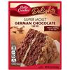 Betty Crocker German Chocolate Cake Mix 432 g (Betty Crocker Tedesco miscela per torte al cioccolato)