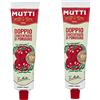 Vittleitaly Mutti Doppio Concentrato Salsa di Pomodoro Doppio Concentrato 130gr 4.58oz, Confezione da 2