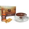 Caffè Vulcanus - Cioccolata calda in 12 gusti - bustine da 30 gr. Non contiene glutine, no OGM e senza grassi idrogenati (Croccantino&rhum)