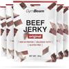 GymBeam Carne Secca Beef Jerky - Snack Proteico Premium al 100% di Manzo, Ricco di Proteine (64%) e Basso Contenuto di Grassi (4.2%), Lunga Conservazione (50 g (5er pack), naturale)