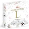 Generico Crispo Confetti Cuor di Lettere al Cioccolato Extra Fondente a Forma di Cuore con Lettera a SCELTA 250g (LETTERA L)