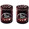 Barilla G. R.fratelli spa 2 barattoli di crema spalmabile Pan di Stelle alle nocciole e cacao con granella di biscotti 330 gr l'una