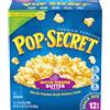Pop Secret Burro per popcorn per microonde, dimensioni 12 sacchetti da 595,3 g