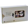 PASTICCERIA ARTIGIANA IL GIGLIO DOLCI DI PAPASSINI CON GLASSA - Biscotti Artigianali della tradizione Sarda con mandorle e uvetta - Pasticceria Artigiana Il Giglio Dolci di Sardegna - Confezione rigida riciclabile 350 grammi