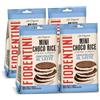 CAIYA 4X Fiorentini Mini Choco Rice Gallette di Riso con Cioccolato al Latte Senza Glutine (Gluten Free) 60g