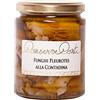 Conserve Conti - Funghi Pleurotus alla contadina in olio extravergine d'oliva - 2 vasi da ml. 314/540 g - produzione artigianale