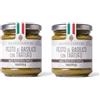 Savini Tartufi Pesto al Basilico con Tartufo 90gr - Confezione da 2