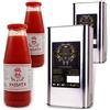 Voglia di Puglia Federico II Olio Extravergine Di Oliva 2 Latte da 5 Litri e 2 Passata Pomodoro