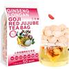 Plant Gift Ginseng Longan Goji Tea Bag 10.58oz (6g*50bags) Longan, bacche di Goji, rose rosse, cinese puro naturale, cura della salute tè misto, combinazione di tè floreale 300g 人参桂圆枸杞茶