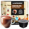 La Capsuleria CIOCCOLATA CALDA (96 Capsule) compatibili con Nescafé Dolce Gusto, 6 box da 16 Capsule, gusto ricco e vellutato, densa e cremosa, per momenti di puro piacere, senza glutine (La Capsuleria)