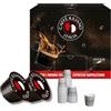 Caffè Iuliano OMAGGIO 100 Bicchierini; 100 Capsule compatibili NESCAFÉ DOLCEGUSTO* miscela Gran Aroma, Arabica - Robusta, 100 Capsule, Tostatura Media.