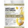 Vitastrong. VITASTRONG Farina d'Avena Instantanea - Gusto LEMON PIE (1kg) | 14g Proteine & Alto Contenuto di Fibre | Basso Contenuto di Zuccheri e Sale