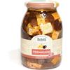 Belotti CONSERVE 1967 ALIMENTARI Formaggio con Olive Nere Snocciolate 1062 ml - Cubetti di Formaggio Italiano in Olio con Olive Intere - Antipasto Pronto in Barattolo da 1000 g