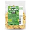 GENERIC BANANA CHIPS 150 GR BIO SNACK DI BANANE BIOLOGICO FONTE DI FIBRE SAPORE DI SOLE