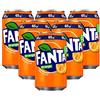 Fanta Bevanda Frizzante Frutta Arancia, 6 x 330