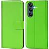 Verco Custodia a libro per Samsung Galaxy A55 5G, per Samsung A55 5G, colore: verde